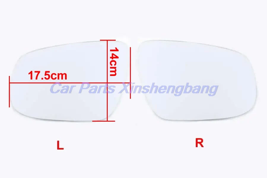 Chery Tiggo 8 및 Tiggo 8 Plus용 자동차 사이드 미러 렌즈, 백미러 반사 렌즈, 유리 자동차 교체 부품, 2018-2023
