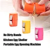 Portable Egg Opening Machine Household Shell Peeling Machine Automatic Kitchen Egg Sheller Kitchen Accessories Quick Egg Beater