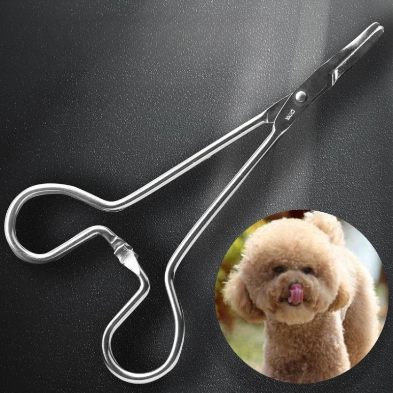 Stainless Steel Ear Plucking Pliers for Dog Ear Hair & Hemostat Grooming Tweezers for Pet Ears Hair Cleaning Tools Pet Supplies