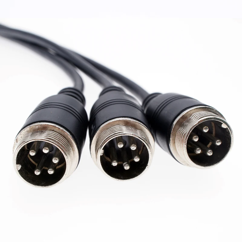 Câble électrique Avec Connecteur Aviation GX16 5 Broches Mâle/femelle - Longueur 2m - Marque Uxcell - Neuf