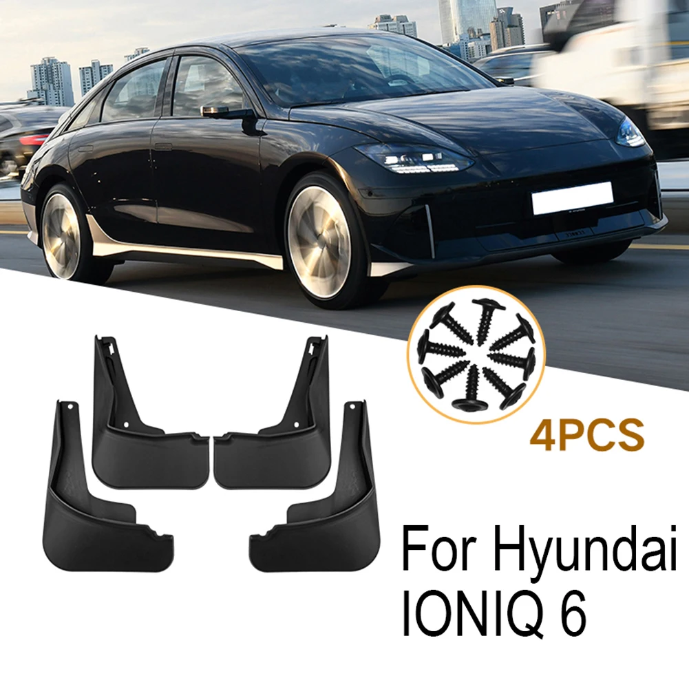 

4 шт., брызговики для Hyundai Ioniq 6 2022 +