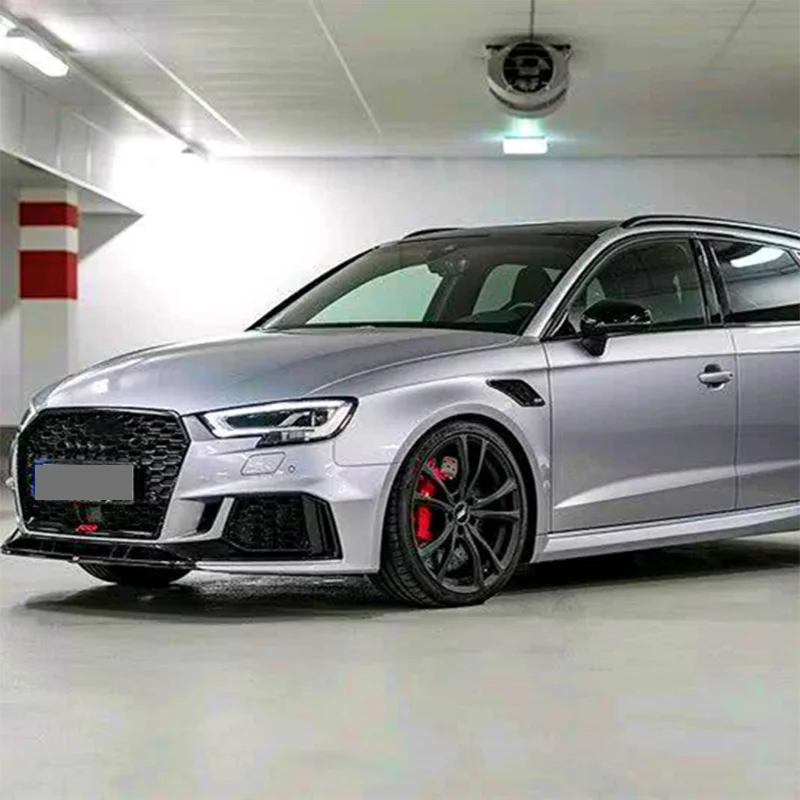 2-Piece CAR Sticker Set For Audi Models - Carbon Fiber ABT Trim Fender Vents Accessories