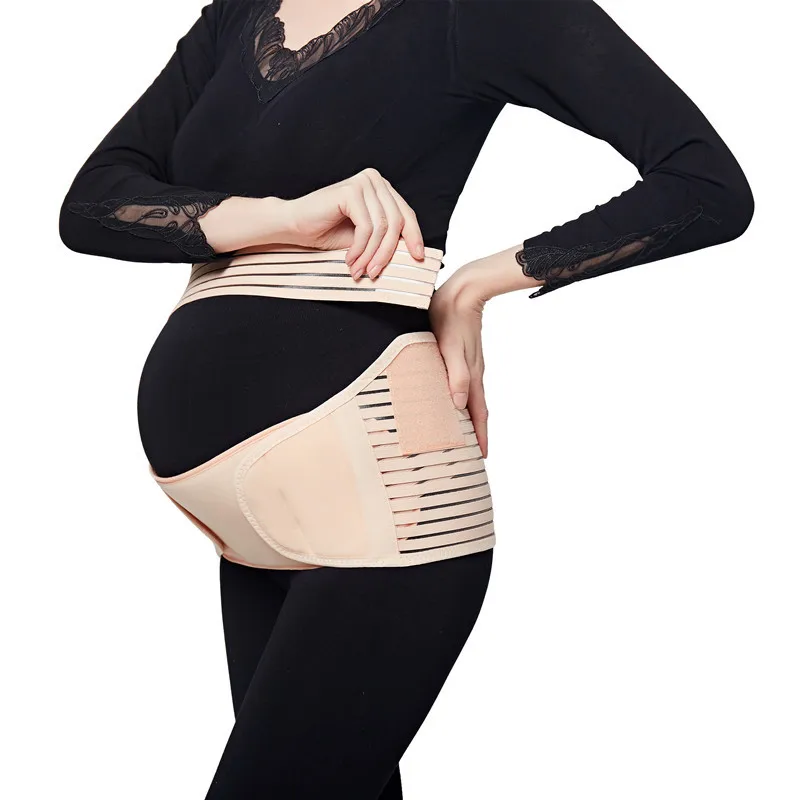 Prenatal Belly Support Belt Adjustable Pubic Pain Waist Support Belt for Pregnant Women Breathable Belly