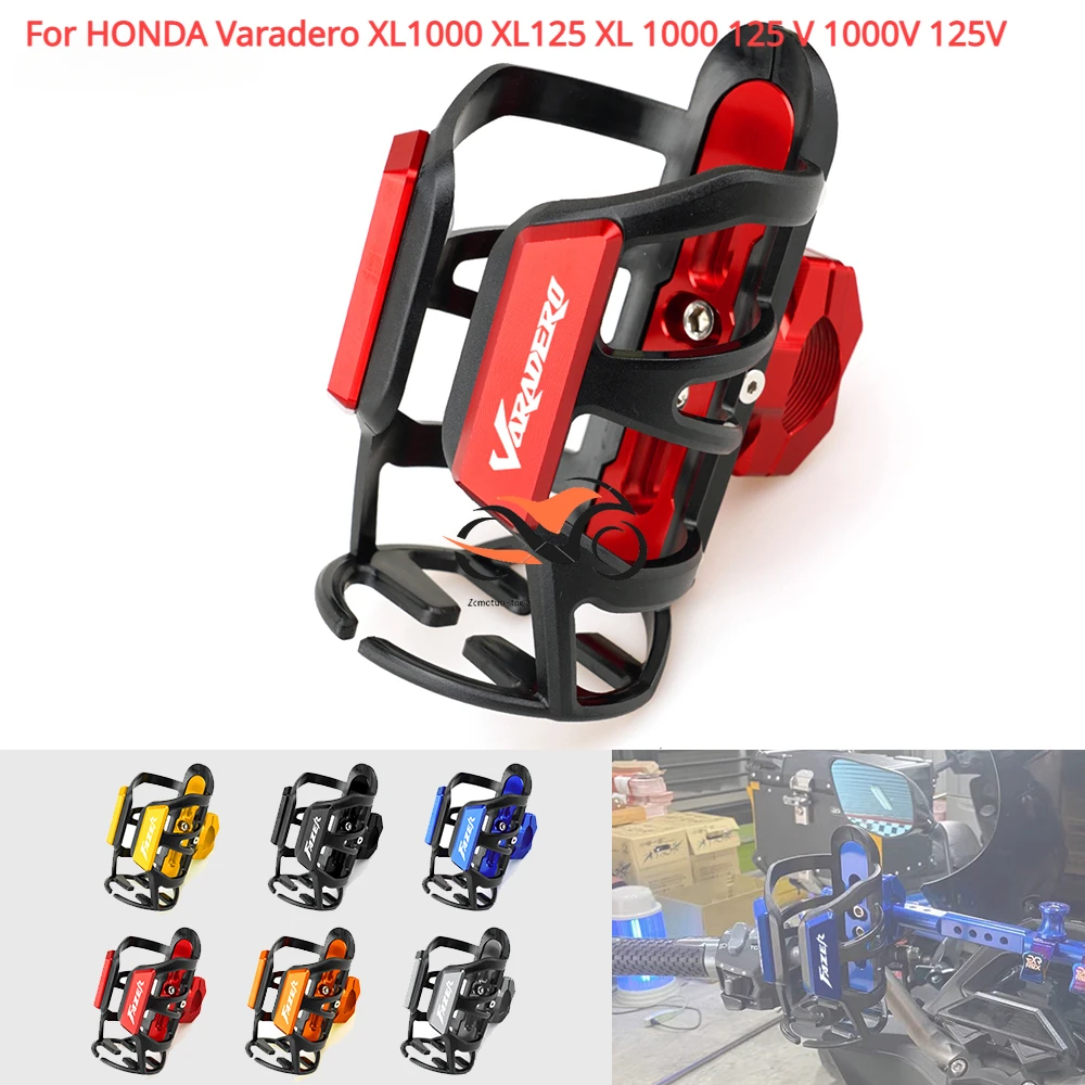 

For HONDA Varadero XL1000 XL125 XL 1000 125 V 1000V 125V New Beverage Water Bottle Drink Cup Holder Sdand Motorcycle Accessories