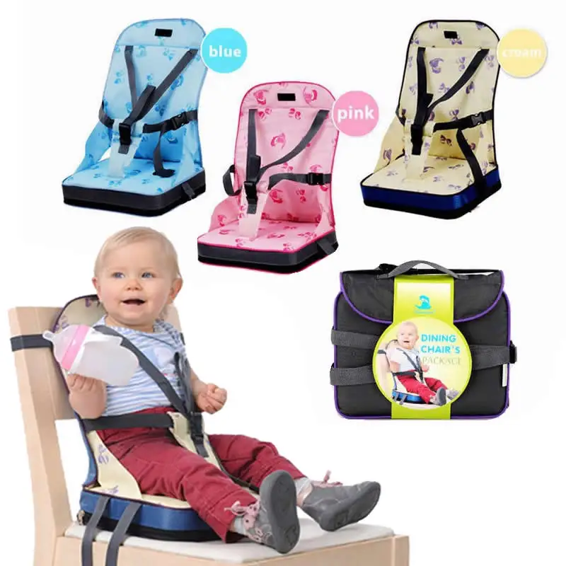 Children Booster Seats Kids Booster Seats Portable Baby Dining Seat Kids Children Booster Seats Highchair Cushion Baby Chair Bag Foldable Infant Travel Booster Seat