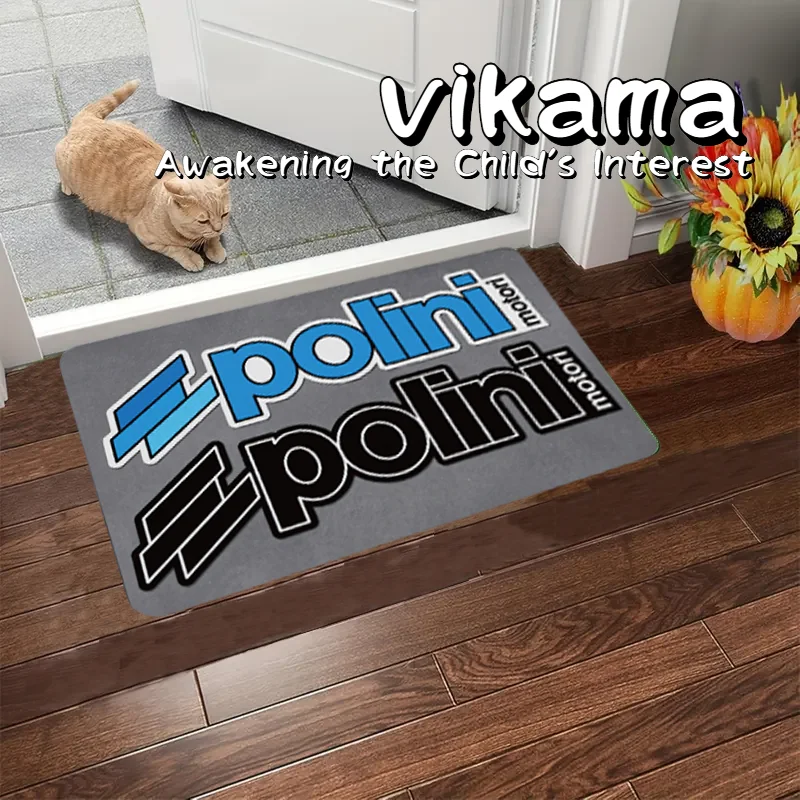 Carpet Mat VIKAMA Scandinavian Crystal Pile Alphabet Home Decor Rugs Bathroom Kitchen Entryway Dirty Resistant Machine Washable