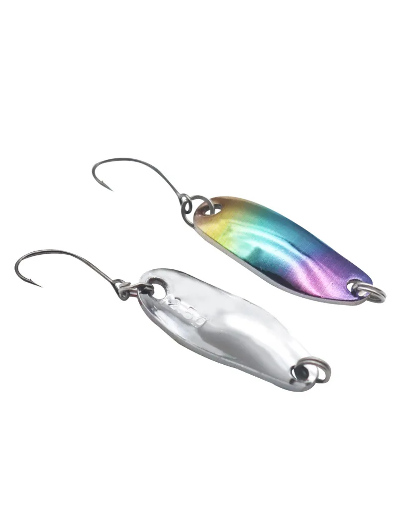 1PCS Löffel köder 2,5g 3,5g 5g Angeln Lockt Pesca Harten Köder Fluss Bach Süßwasser Bass hecht Forelle – Detail 7