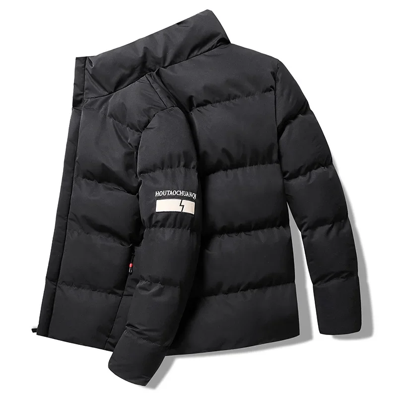 Cotton Jacket Men's Winter Hooded Coat Thickened Warm Cotton Jacket Windproof Cotton Jacket Fashion Leisure New Men Clothing