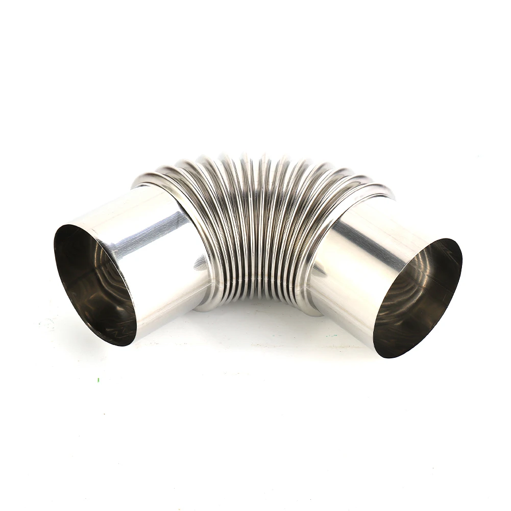 Matt Stainless Steel Flue Liner / Chimney Stove Rigid Metal Pipe Fireplace Tube