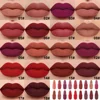 18Pcs/Set Matte Capsule Lipstick Set Color Fixing Lasting Waterproof Non-Stick Cup Mouth Nude Makeup Sexy Lips Solid Lip Gloss 1