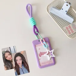 Kpop Idol Photocard Holder Binder with School Bag Pendant (B5)