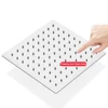 Rainfall Shower Head 12/10/8 Inch Waterfall Shower Ultra Thin 201 Stainless Steel Square Rain Showerheads Bathroom Accessories 4