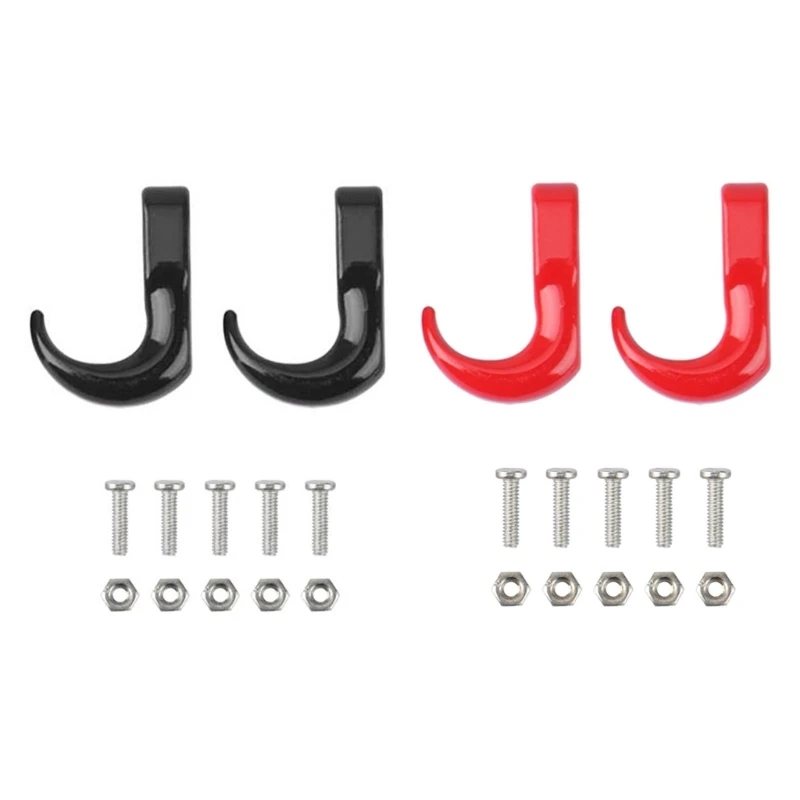 Iron Trailer Hook for 1/24 RC Crawler Car Easy to Install Metal and Rear  Bumper Corrosion Resistance - AliExpress