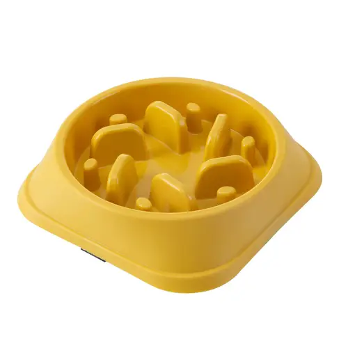 Pet Cat Dog Slow Food Bowl Fat Help Healthy Round Anti-choking Thickened And Non-slip Multiple Colors Shapes - Image 5