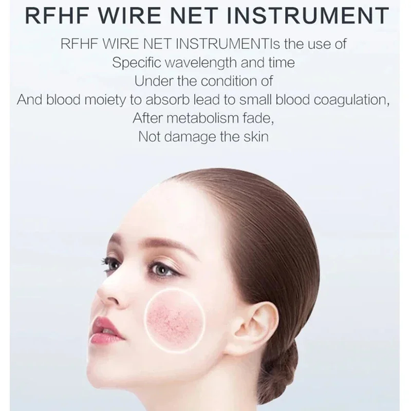 High Frequency Red Blood Vessel Spots Vascular Removal Spider Veins Remover Beauty Equipment Anti Redness Machine 4
