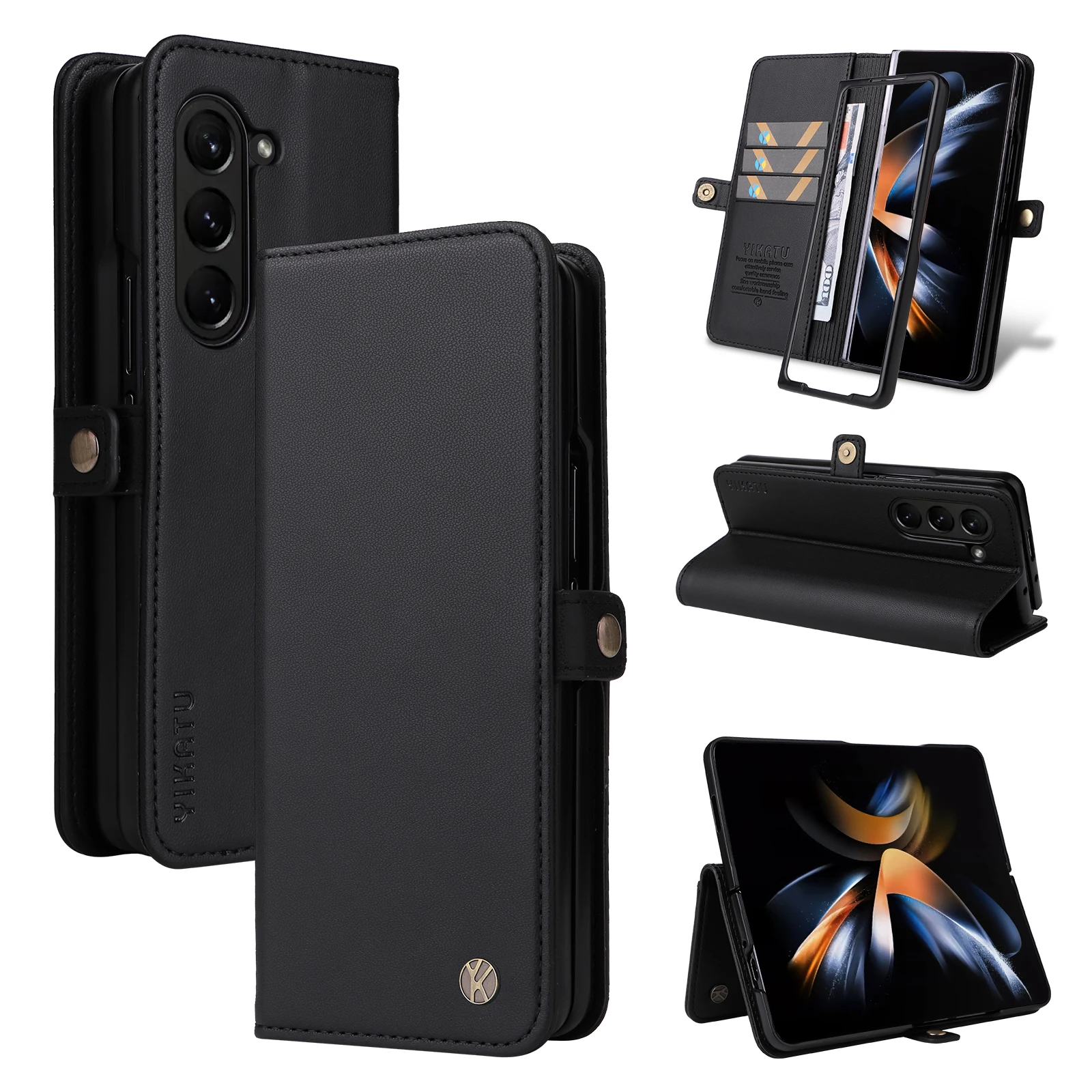 Magnetic Wallet Flip Case | Ultra Slim Design Premium Luxury Case