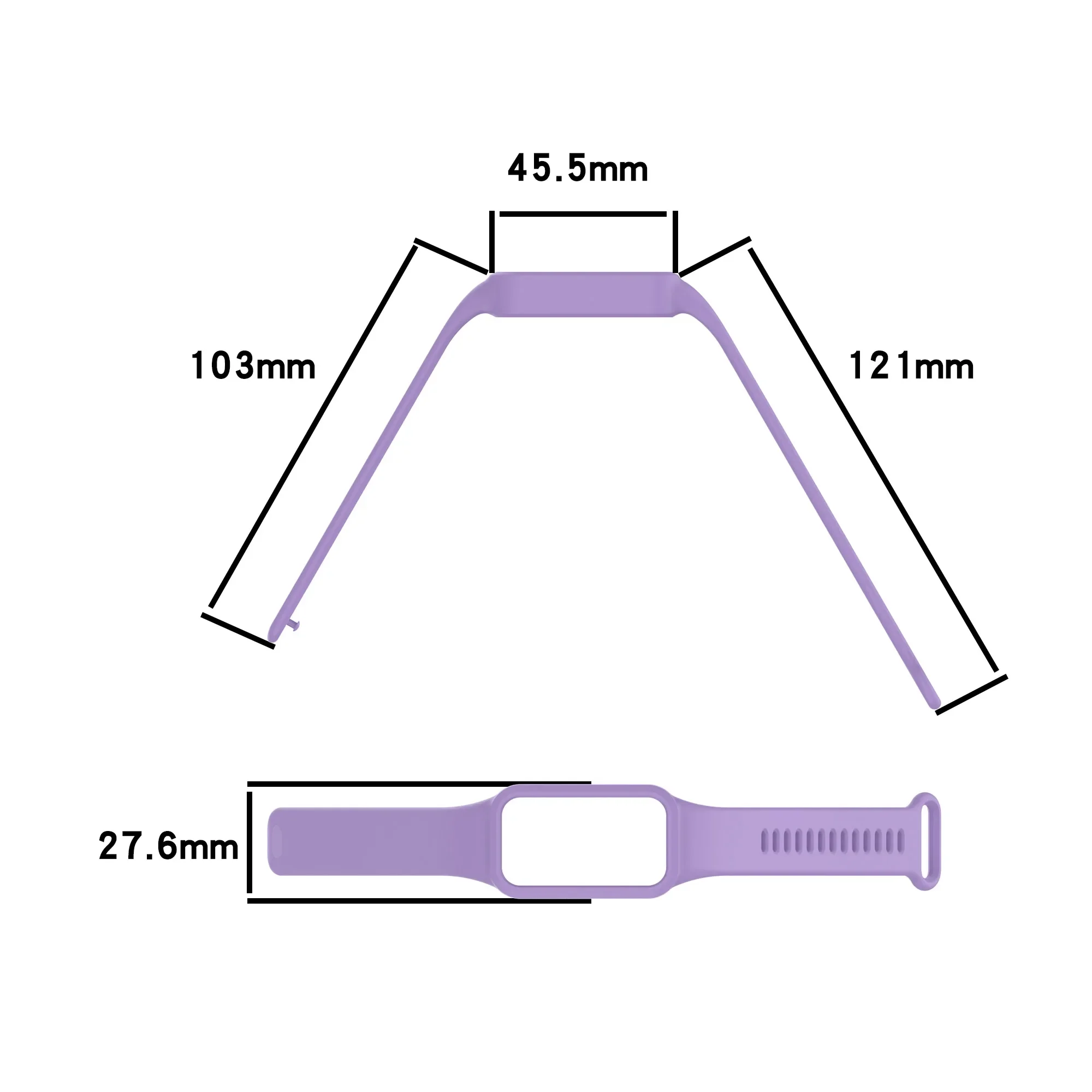 Dual-Pack: Silicone Strap + Full-Cover Screen Protector