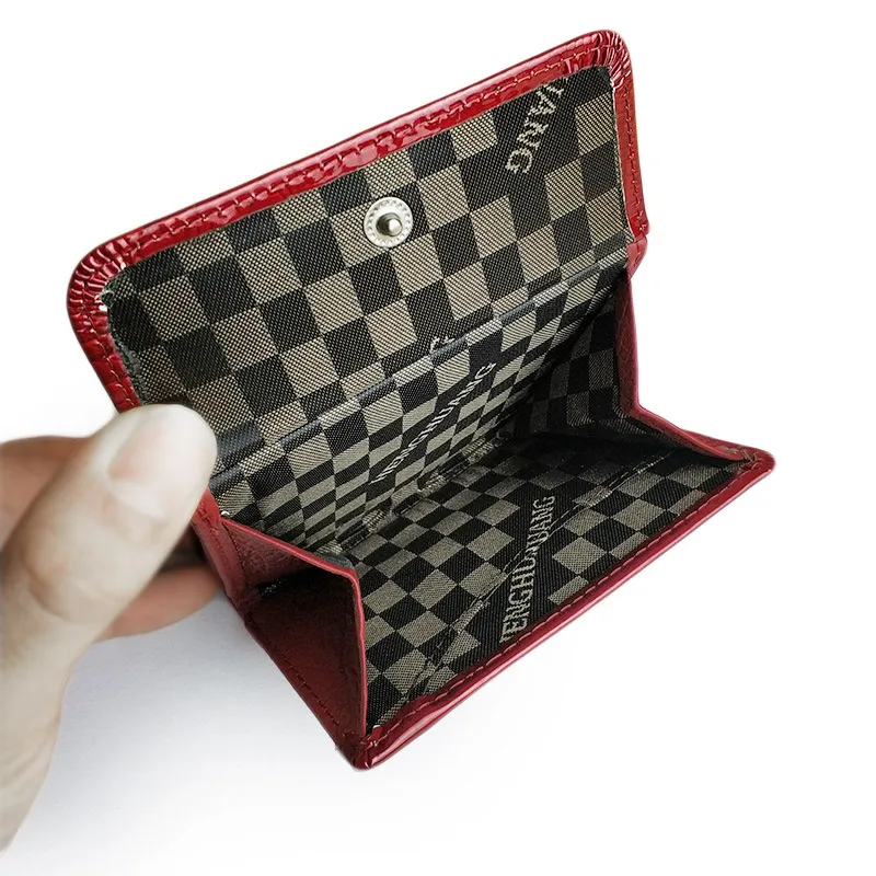 HH Mini Wallet womens wallets and Purses Alligator Short Wallet Genuine Leather Female Purse ID Card Holder Money Coin bags leather wallet women wallet card wallet coin purse wallet zipper wallets women purse women coin purse