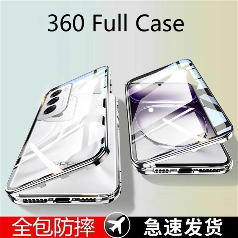 Custodia In Vetro Per OPPO Reno 12 Pro 5G: Cover Sottile Con Cornice TPU, Antishock, Effetto Sfumato - 3