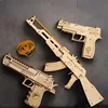 DIY 3D Wooden Rubber Band Gun Puzzle Assembly Model Toy Shooting Models Kits for Children Gifts 1