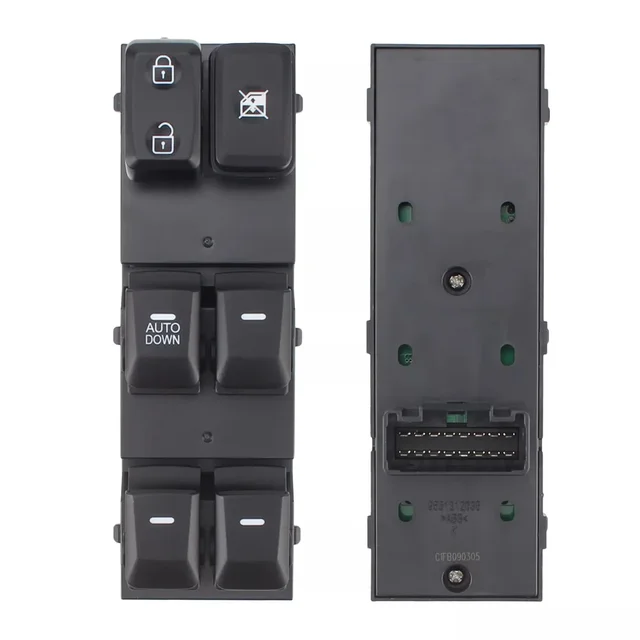 Interrupteur Lève-vitre électrique Pour Kia Sportage R 2011-2016 - Remplacement OEM 935703W400WK