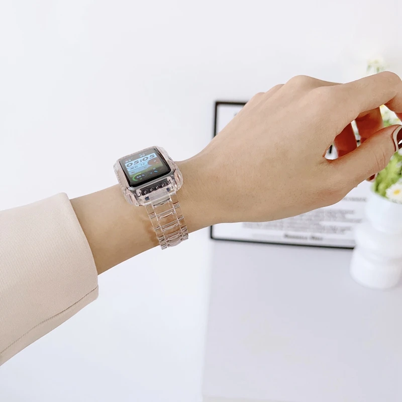 Watch Strap Resin Strap For Huawei Band 9 7 8 Smartwatch Case Replacement Wristband Bracelet For Honor Band 7 6 Huawei Band9 8 Straps