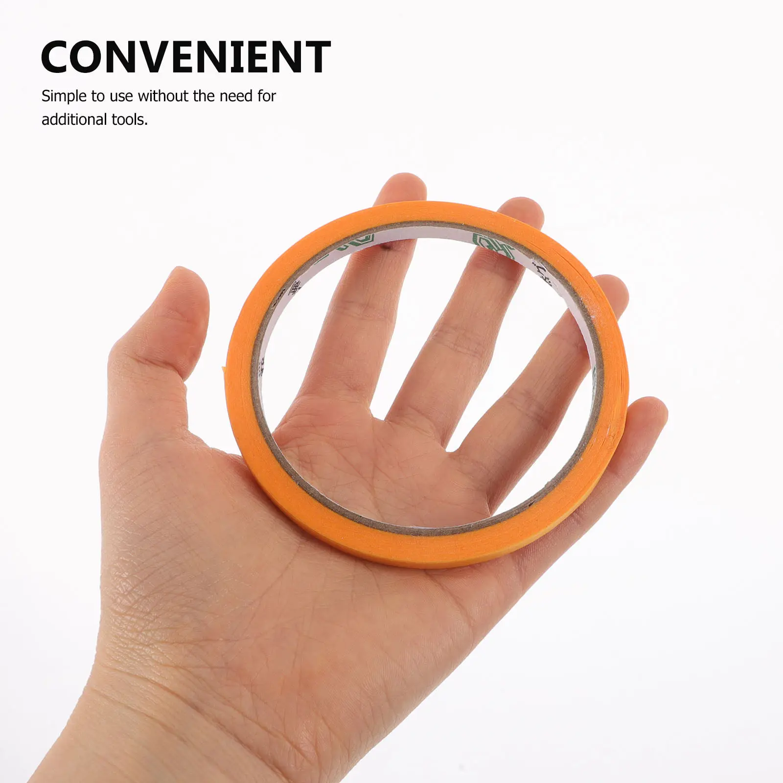 1롤 컬러 마스킹 테이프 세트 (자동차 도색, 벽 DIY 프로젝트, 정밀 커버리지, 쉽게 떼어낼 수 있음, 아티스트 공예, 스크랩북킹용)