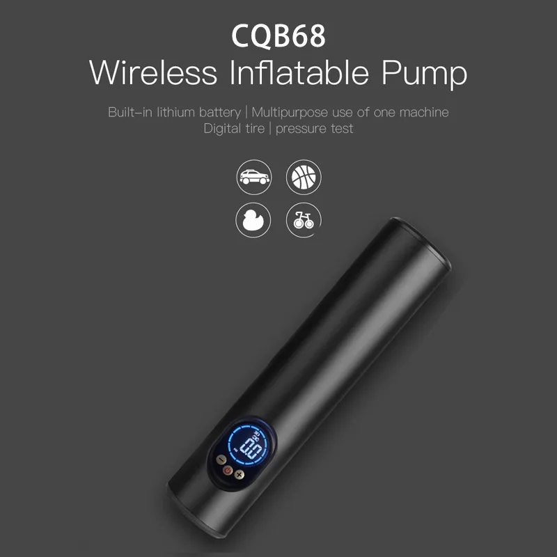 

10000mAh Car Air Compressor 12V 150PSI Electric Cordless Tire Inflator Pump for Motorcycle Bicycle Boat AUTO Tyre Balls