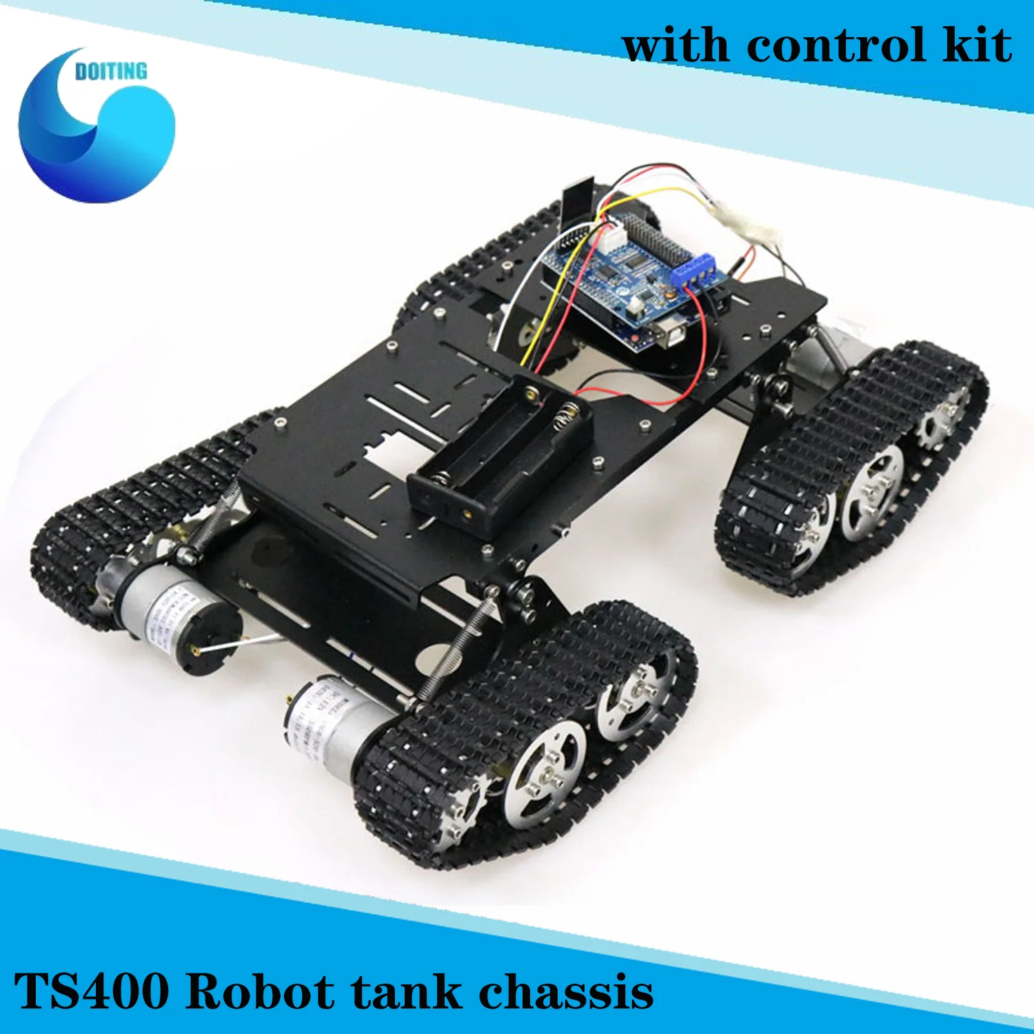 Wifi/bluetooth/ps2 Control Rc 4wd Robot Tank Chassis Kit With Control+ ...