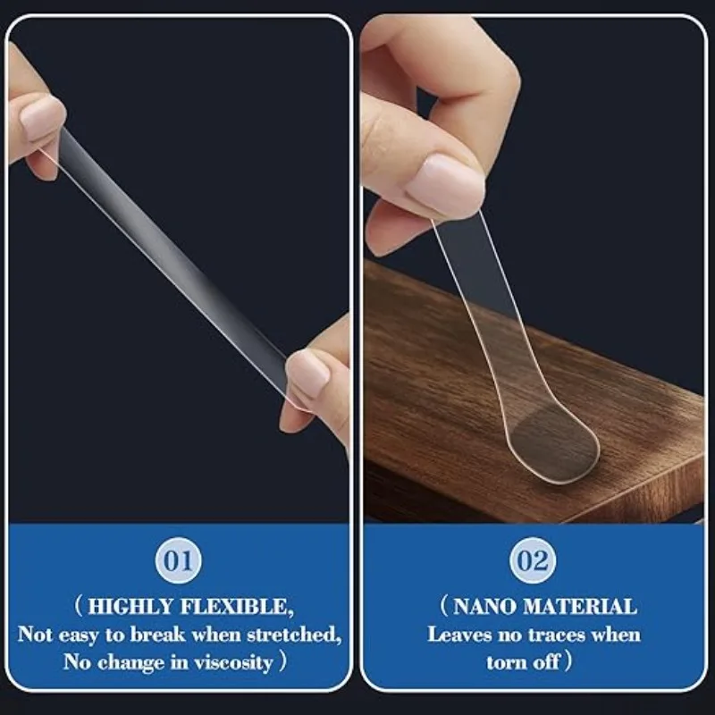 300pcs Transparent Double-Sided Tape Pads - Non-Marking, Anti-Skid Adhesive for DIY Projects & Model Car Decor Double