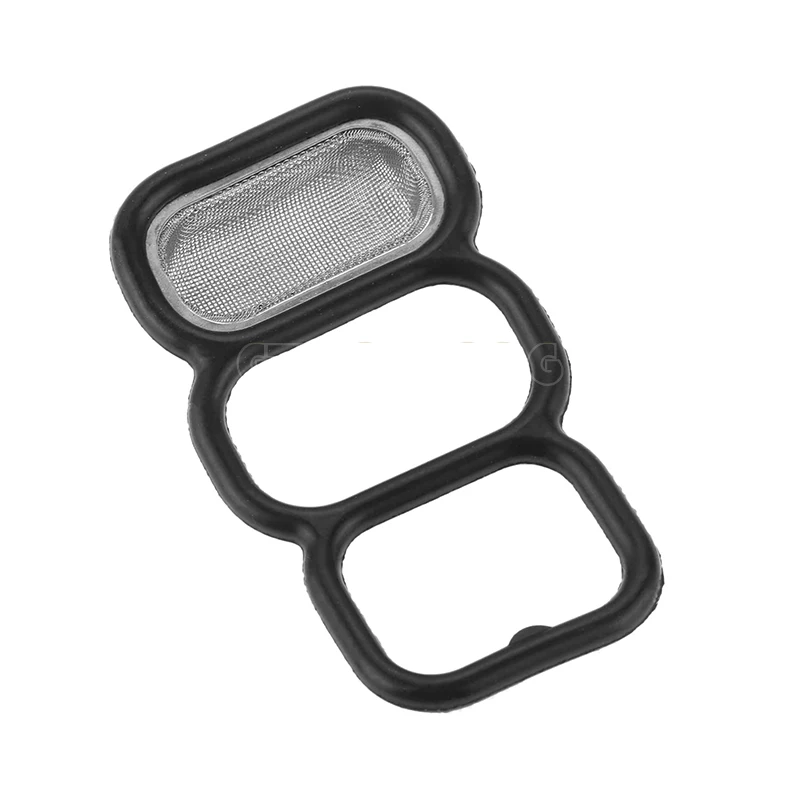 Upper + Lower Spool Valve VTEC Solenoid Gasket Filter for 1994-2002 Honda Accord 4cyl 36172-P0A-005 15825-P0A-005 rubber gasket