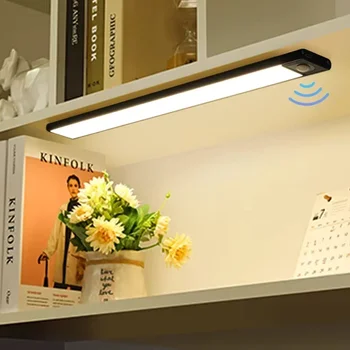 Ultra-thin LED Cabinet Light Rechargeable Motion Sensor Light USB Night Lights Induction Lamp Wardrobe Closet Kitchen Lighting