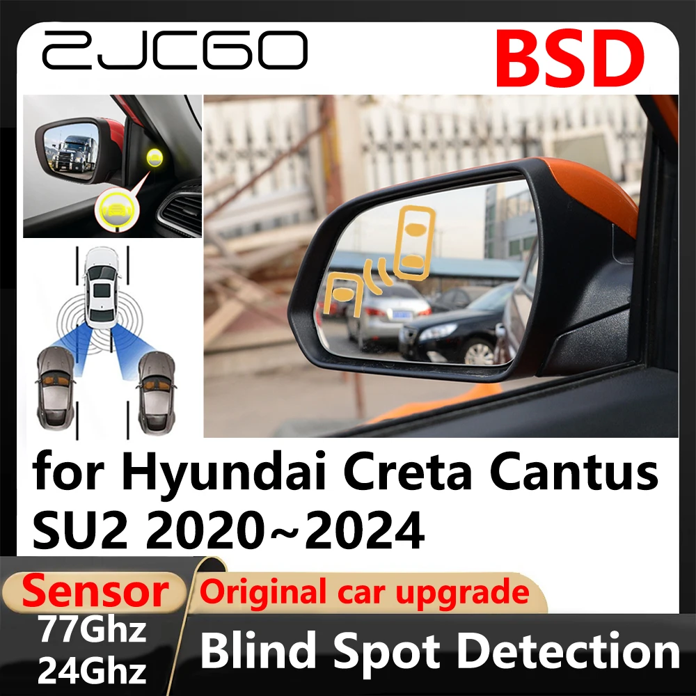 

ZJCGO BSD Blind Spot Detection Lane Change Assisted Parking Driving Warnin for Hyundai Creta Cantus SU2 2020~2024