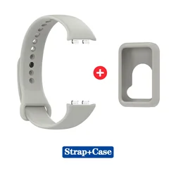 Sports Silicone Strap Replacement Wristband for Honor Band 9 Smart Watch (Light grey Suit)