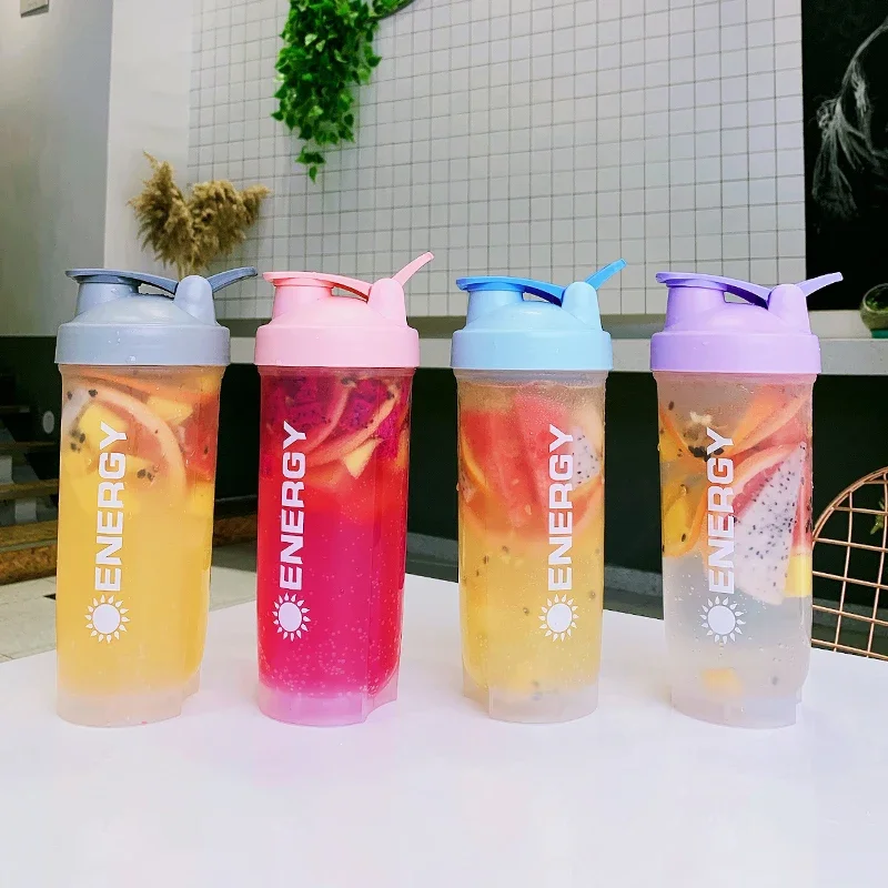 500/700ml Sports Water Bottle Shaker 3