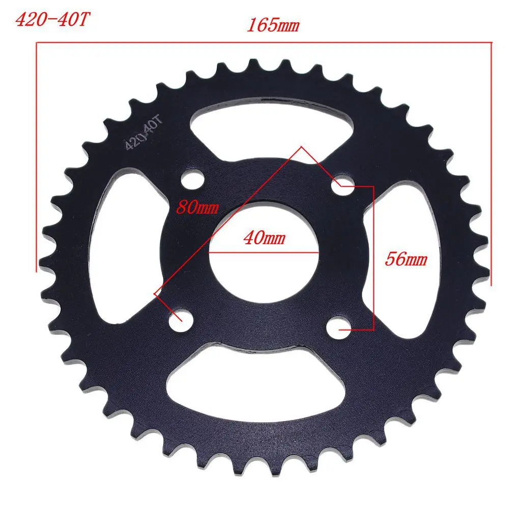 USERX Universal Brake Disc 420-40T Inner Diameter 40MM Holespacing 80MM for Dirt ATV Moto Quad