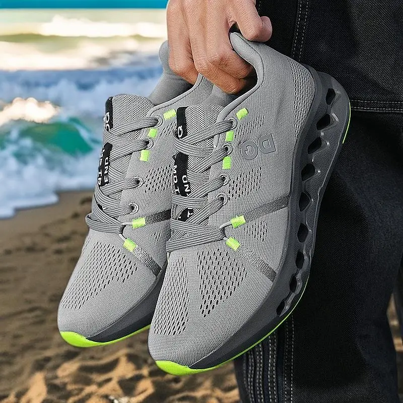 حذاء بوزن الريش للرجال: أناقة رشيقة مع شبكة مضادة...