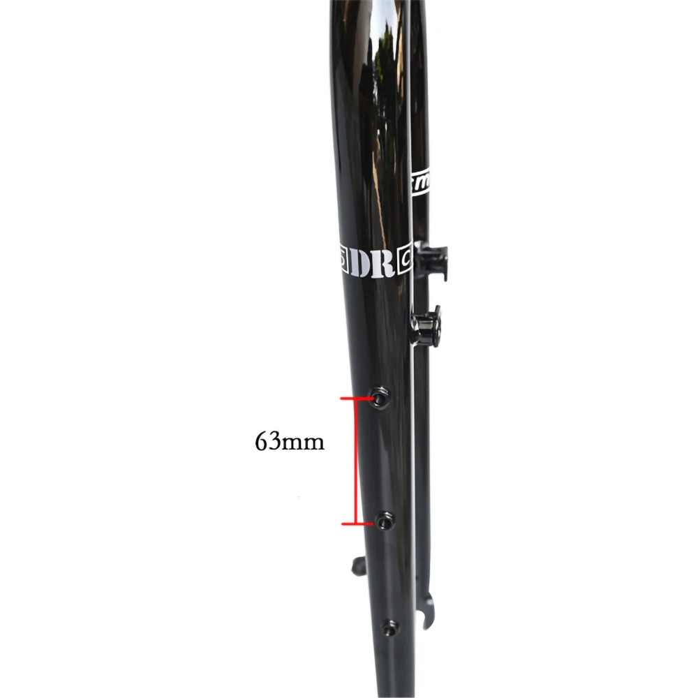 26/27.5ER DARKROCK CM-3 /CM-5 Cr-Mo Steels Front Fork 28.6mm DISC and V Brake MTB Rigid Fork Mountain Bikes Parts Matt Glossy