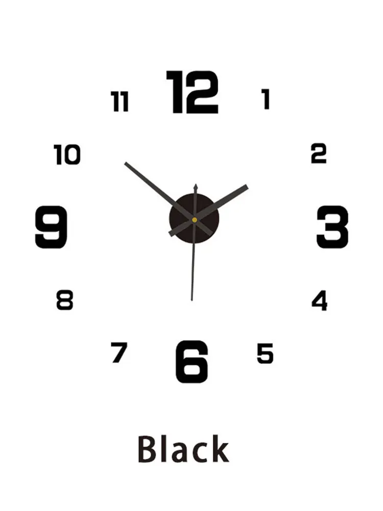 Digital Wall Clock Creative Digital Glow-In-The-Dark Clock Personality Home Diy Wall Clock Decorative