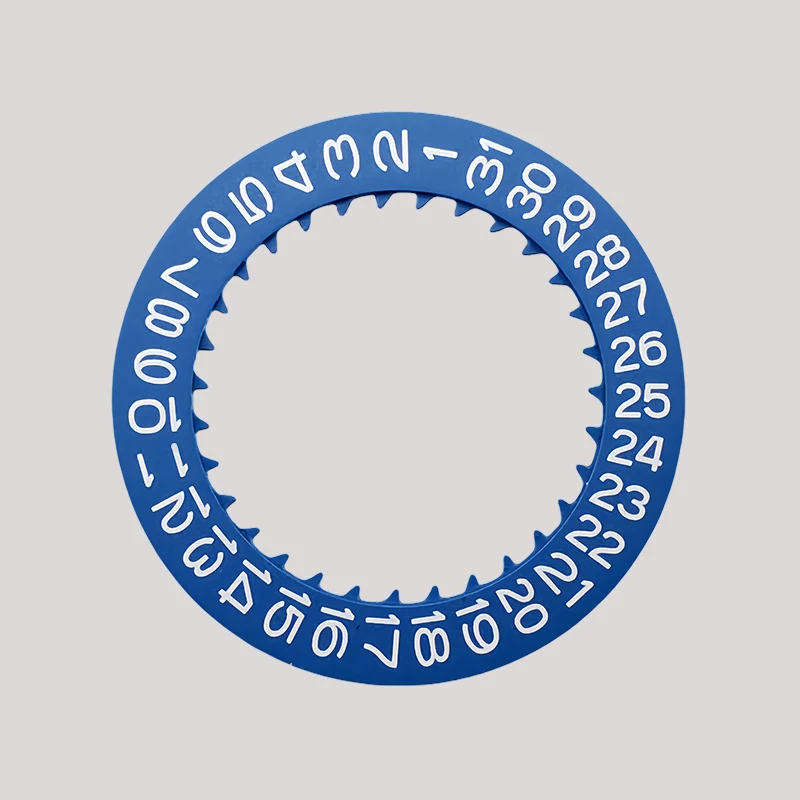 Automatic Mechanical Day Date Dial Wheel - Red, Blue, Black 세트