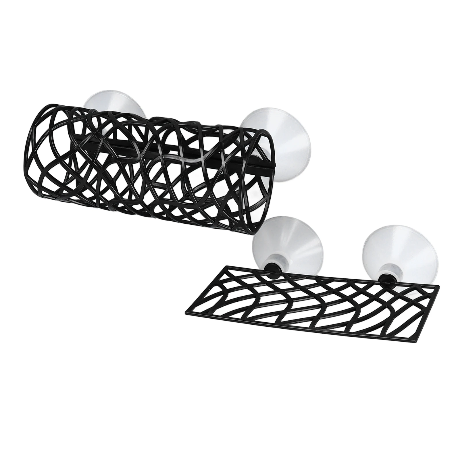 Fish Bed Tunnel aquarium accessories Safe Small Hole Hollow Fish Hideout Resting Tube with Suction Cup For Tank Aquarium Bed Tunnel Cave