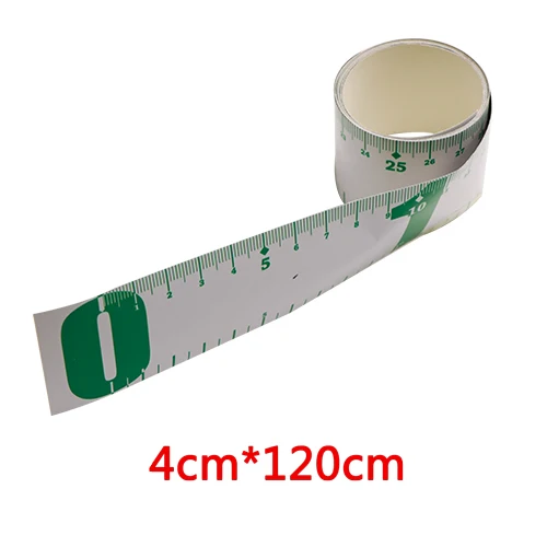 120*4cm Pvc Waterproof Fish Measuring Ruler Back Paste Rulers Sea