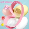 Kids Swimming Goggles Big Frame HD View Anti-fog Waterproof Children's Swim Goggles Boys and Girls Multi-color to Choose 3