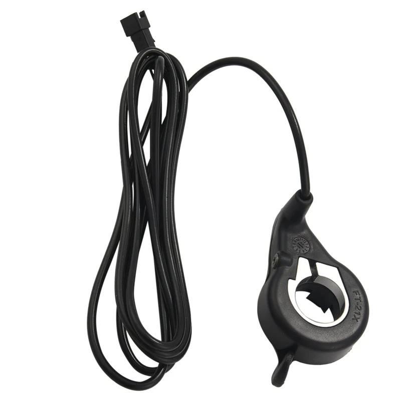 2X Ebike Electric Bicycle Thumb Throttle, FT-21X Finger Throttle Accelerator, Speed Control 12-72V Universal