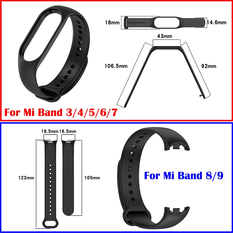 Silicone Sports Wristband Replacement Bracelet