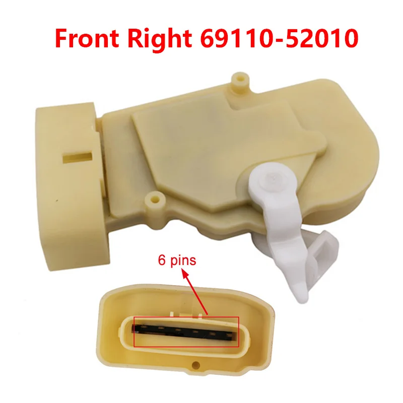 새로운 도어 잠금 액츄에이터 Lexus RX300 GS300 GS430 GS400 용 Toyota Echo Yaris Platz Vitz PRIUS Scion xB 용 전면 후면 왼쪽 오른쪽