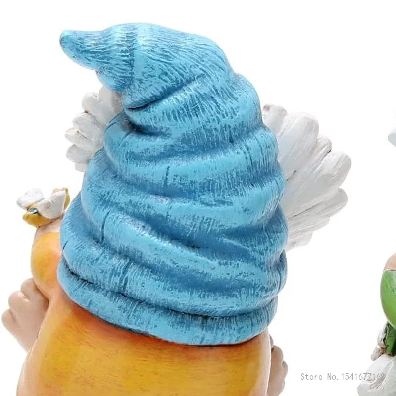 Creative Resin Little people sculpture ornaments, Home Living Room TV Cabinet Office Desktop Garden Small Decoration, 1Pc