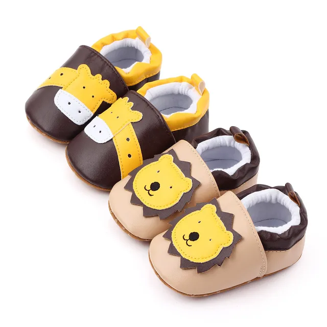 Cartoon Baby's Shoes Soft Bottom Non-Slip Toddler First Walkers Baby Crib Shoes Infant Booties 1