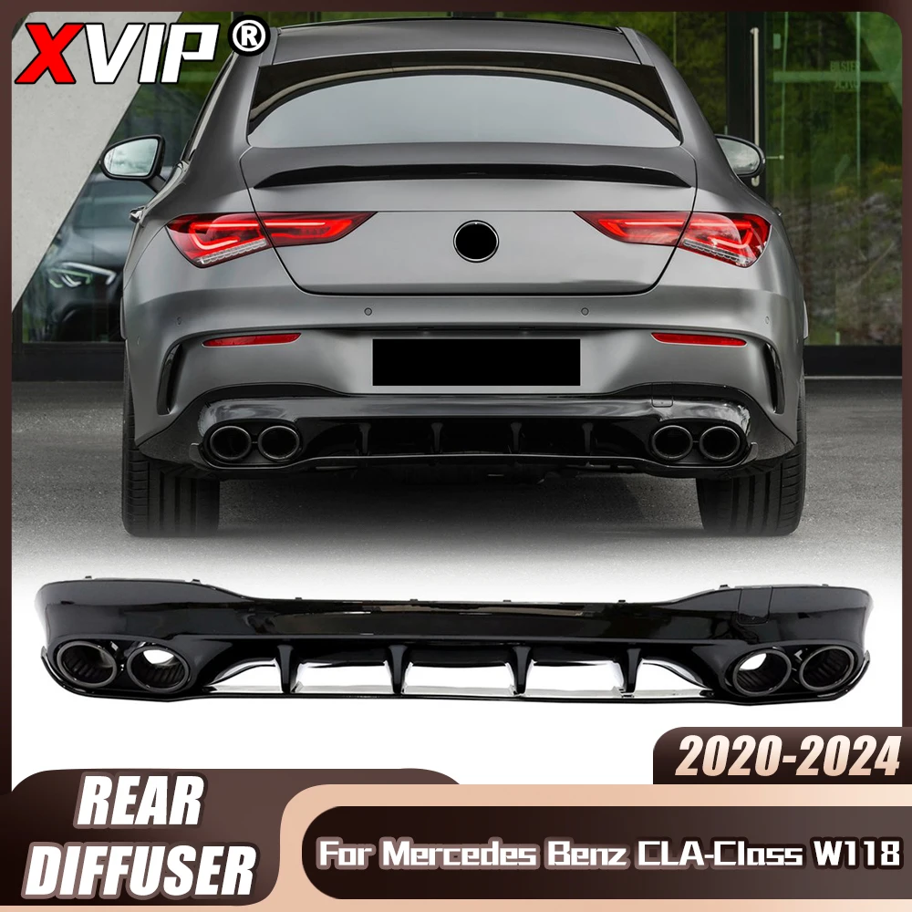 XVIP-Rear-Bumper-Diffusers-For-Mercedes-Benz-CLA-Class-W118-CLA35-CLA45 ...