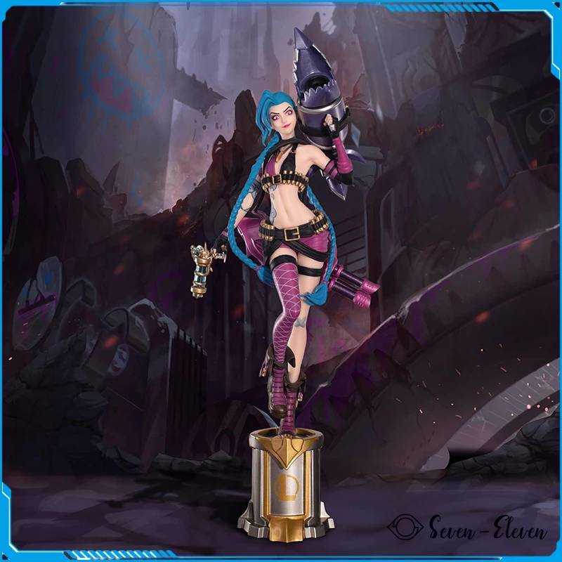 

22cm League Of Legends Anime Figure Luxanna Crownguard Lux Kaisa Jinx Action Figures Children Toys Room Decoration Birthday Gift